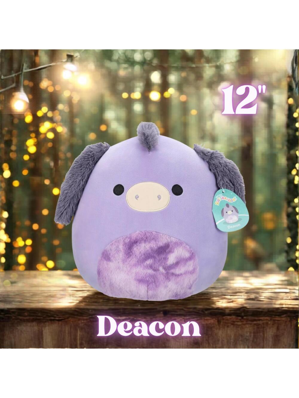 NWT Squishmallows Deacon the Donkey 12"